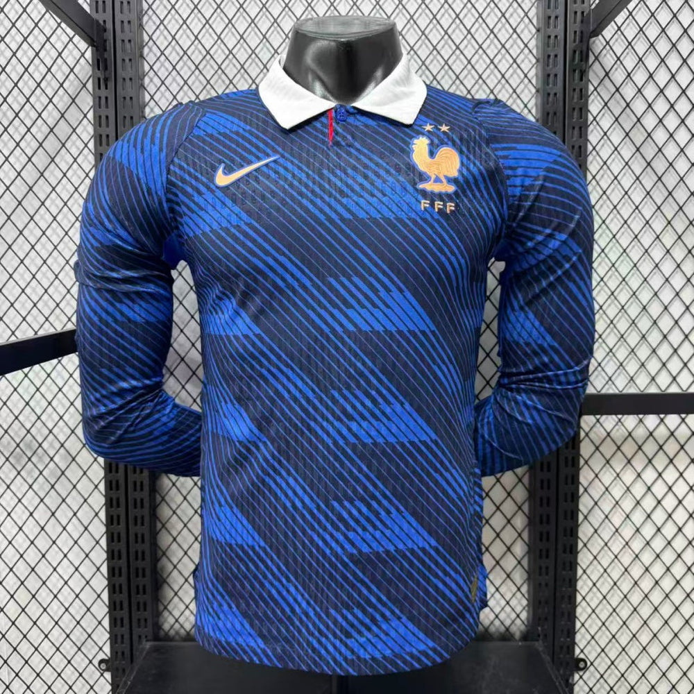 Maillot 2026 France Domicile player Manches Longues