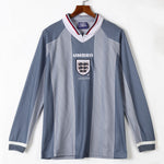 1996 Maillot  Angleterre Extérieur Retro Manches Longues