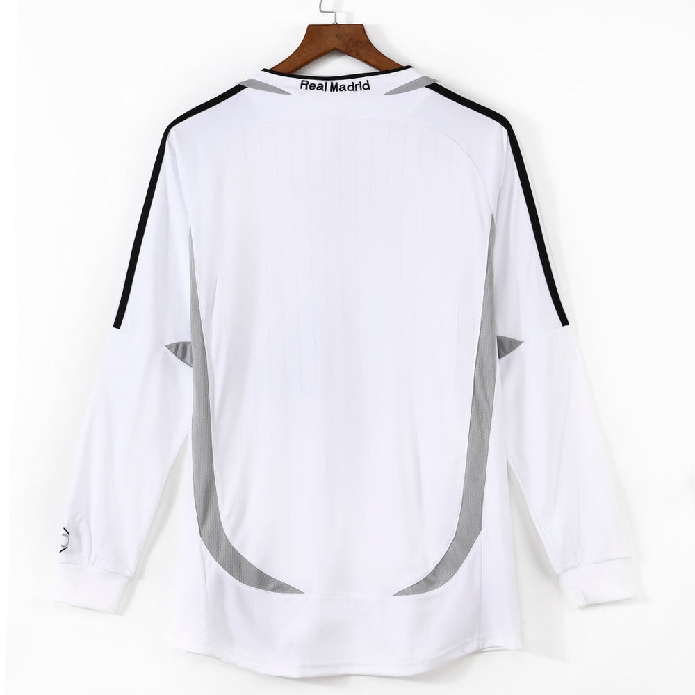 2006-2007 Real Madrid  Domicile Retro Manches Longues
