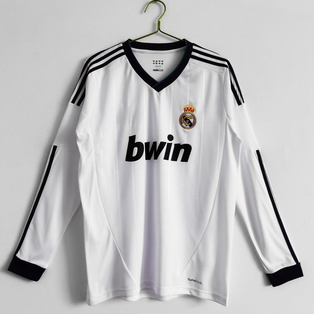 2012-2013 Maillot Retro Real Madrid Domicile   Manches Longues