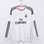 2013-2014 Maillot Retro Real Madrid Domicile  Manches Longues
