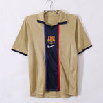 2001-2002 Maillot Barcelone Extérieur Rétro
