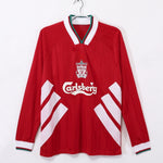 1993-1995 Maillot Retro Liverpool Domicile Manches Longues