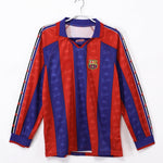 1995-1997 Maillot Barcelone Domicile Rétro  Manches Longues