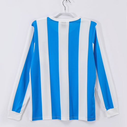1986 Maillot  Argentine Domicile Rétro  Manches Longues