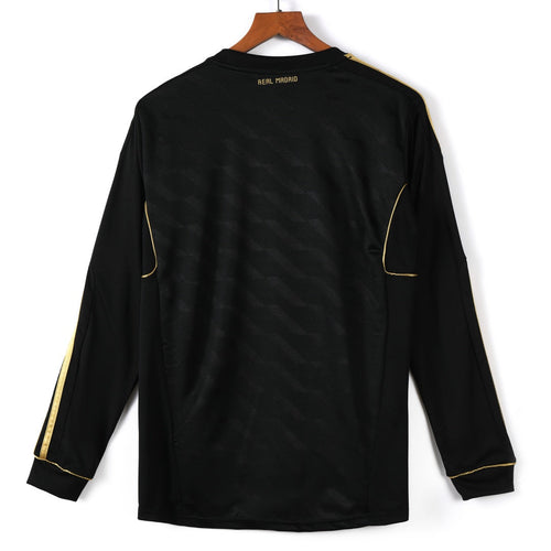 2011-2012 Maillot Retro Real Madrid Extérieur Manches Longues